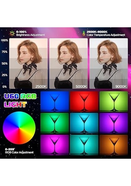 U60 Rgb Video Light L026GBW1 fiyatları