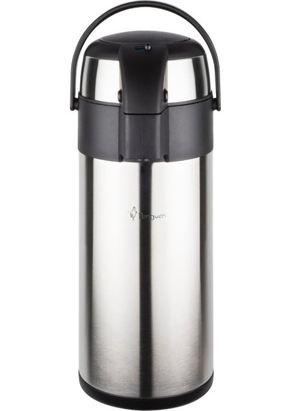 5 Lt Pompalı Kapaklı Çift Katlı Çelik Termos 1250A