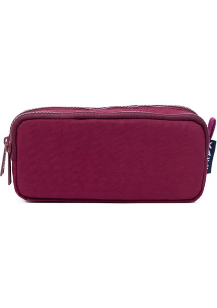 K01105 Çift Gözlü Kalemlik Kalem Kutu Kalemkutusu Yerli Üretim Orjinal (Bordo) fırsatları