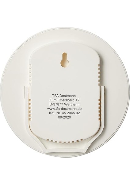 Dostmann Analog Termal Higrometre, 45.2045.02, Iç ve Dış Mekan Için, Renkli Konfor Bölgeleri, Beyaz, U 130 x G 20 x Y 165 mm modelleri