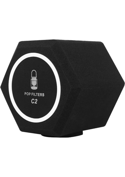 Mikrofon Gürültü Azaltma Rüzgar Ekran C2 Mikrofon -Filtre Akustik Kayıt Stüdyoları Mikrofon Ses Emici Köpük Ses Yalıtım Topu