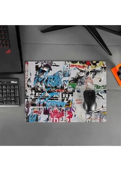 Sokak Duvarı Tasarımlı 40X30 Mousepad - Mouse Pad - Fare Altlığı - Mouse Altlıği - Mouse Pad fırsatları