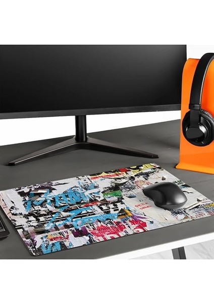 Sokak Duvarı Tasarımlı 40X30 Mousepad - Mouse Pad - Fare Altlığı - Mouse Altlıği - Mouse Pad indirimleri