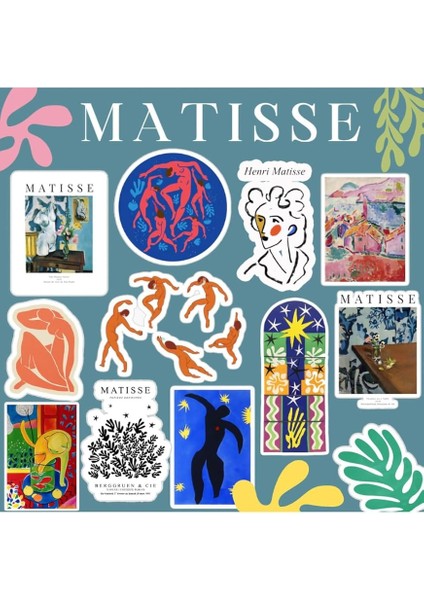 Major Selection Matisse Sticker Seti | Laptop Notebook Telefon Etiket Journal