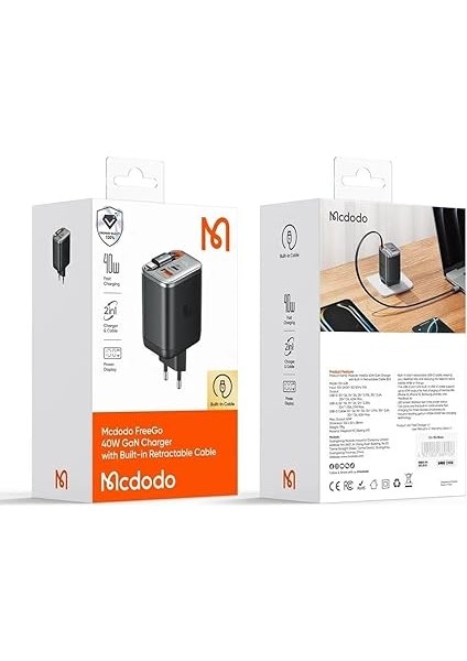 CH-4281 40W Gan Typec Kablolu Hızlı Şarj Adaptörü modelleri