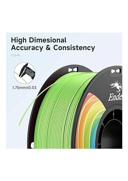 Resmi 3D Yazıcı Filament Ender Pla Pro Filament, Pla+ 3D Baskı Filamenti, Dayanıklı ve Dayanıklı, Boyutsal Doğruluk +/-0,02 Mm, 1,04 Kg/makara (Ep+-Elma Yeşili, Ender Pla Pro-1kg) modelleri