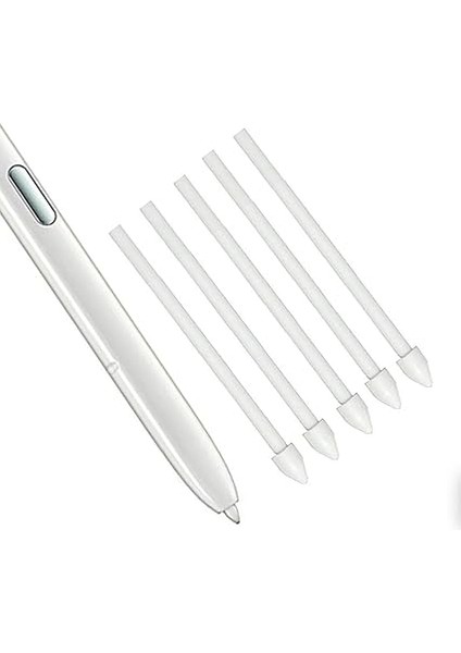 S-Pen Yedek Uçlar Samsung Galaxy Tab S7 Fe/tab S7 / Tab S7+ Plus/galaxy Tab S8 / Tab S8+ Plus/tab S8 Ultra Için Dokunmatik Stylus S Pen Uçlar Uç Alet Seti, 5 Adet (Beyaz) fırsatları