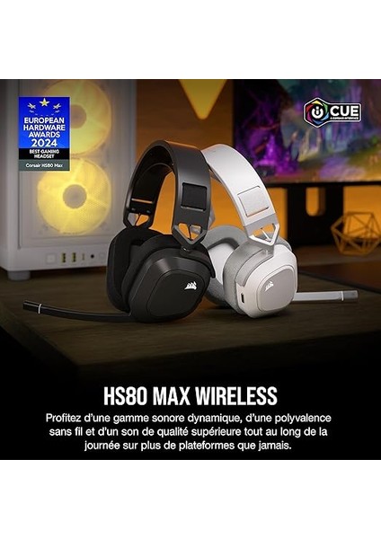 HS80 Max Kablosuz Gaming Kulaklık, Steel Gray (CA-9011295-EU) fiyatları