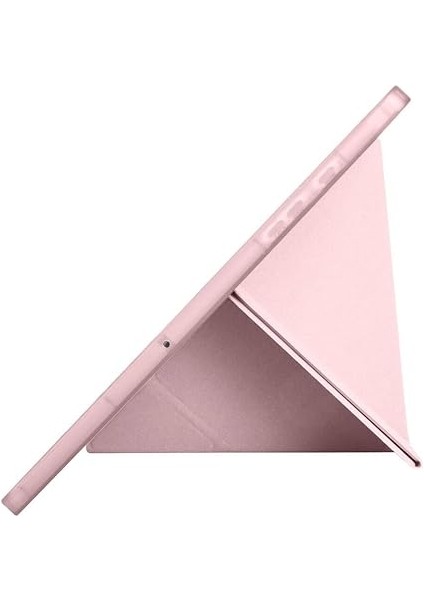 Galaxy Tab A9 Plus X210 X213 X215 X217 ile Uyumlu Kılıf Kalem Bölmeli Trifolding Case Rose Gold indirimleri