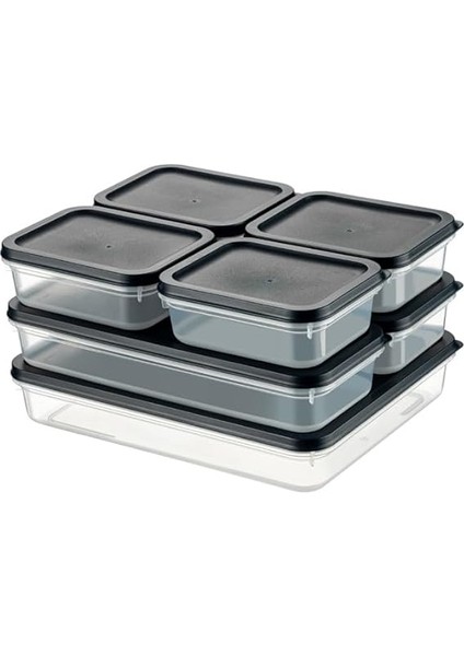 Home 4 Adet Buzdolabı Organizeri – Pp Plastik Şeffaf ve Ayarlanabilir Saklama Kabı, Gıdaları Taze Tutan Fresh Box, Çok Amaçlı,mikrodalga ve Bulaşık Makinesi Uyumlu (Gri, 1200 Ml) fiyatları