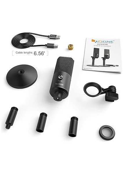 Podcast Mikrofon Usb, Kulaklık Izlemeli 3,5 mm Jak ve Takılabilir USB Bağlantı Kablosu, Bilgisayar, Mac/windows Için, Ses Kaydı, Twitch Akışı Twitch/oyun/youtube/discord - K670B fırsatları