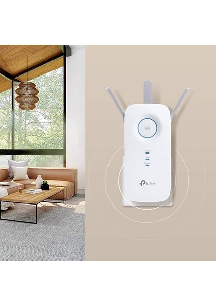 RE550, AC1900 Mbps, 1 Gigabit Bağlantı Noktalı Wi-Fi Güçlendirici/hotspot, Access Point Modu, Tüm Yönlendiriciler ile Çalışır, Wi-Fi 5 Menzil Genişletici indirimleri