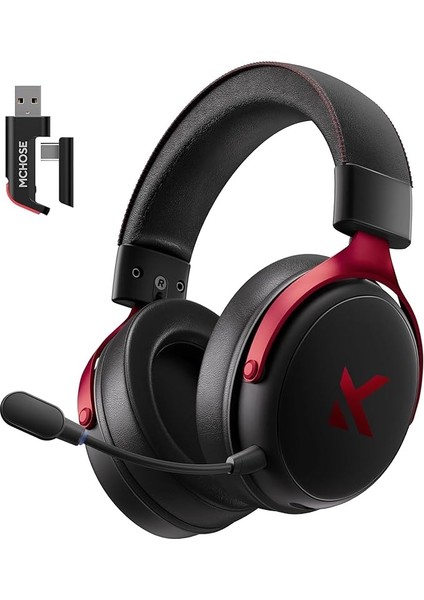 V9 Pro Black Red 7.1 Surround Kablosuz Gaming Kulaklık (Hw-V9-4)