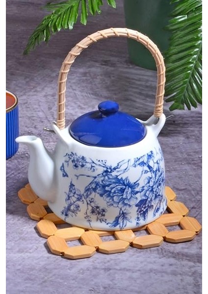 Kitchen Bambu 18 cm Kare Nihale Çaydanlık Altlığı Tencere Altlığı fırsatları