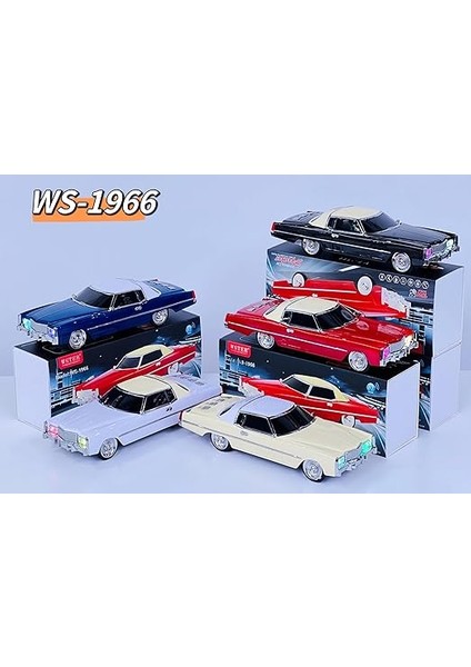 Kablosuz Hoparlör Bluetooth 1966 Cadillac Görünümlü Bluetooth Klasik Araba Hoparlör ve Fm Radyo Ofis Ev Için USB Sd Aux Girişli Kablosuz Speaker WS-1966 (Lacivert) fırsatları