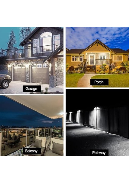 Solar Güneş Enerjili Lamba 6 Cop Beyaz LED Kıskaçlı Sokak Lambası Hareket Sensörlü Su Geçirmez USB Ile Telefon Şarj Özelliği Teras Veranda Bahçe Agaç Patika Garaj Balkon Dekorasyon Aydınlatması modelleri