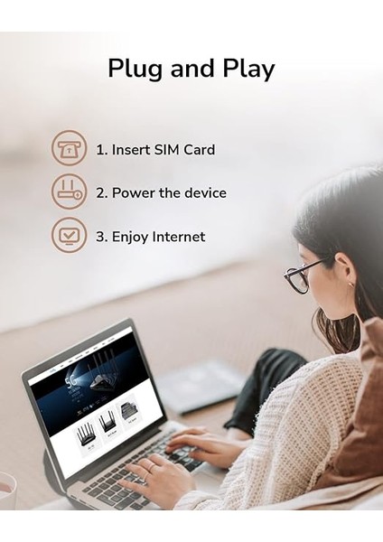 LT400 N300 Wifi 4g Lte Modem Router, Sim Kartlı, Yüksek Kazançlı Antenler, Fdd, Ddns, Vpn, Cloudflare, Tak ve Çalıştır modelleri