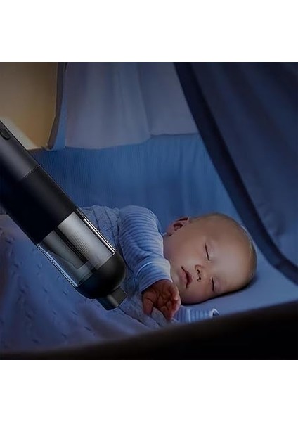 Mio 3 3000MAH Vacuum Cleaner 6000PA Taşınabilir Araç ve Ev Mini Şarjlı Süpürge - Siyah indirimleri