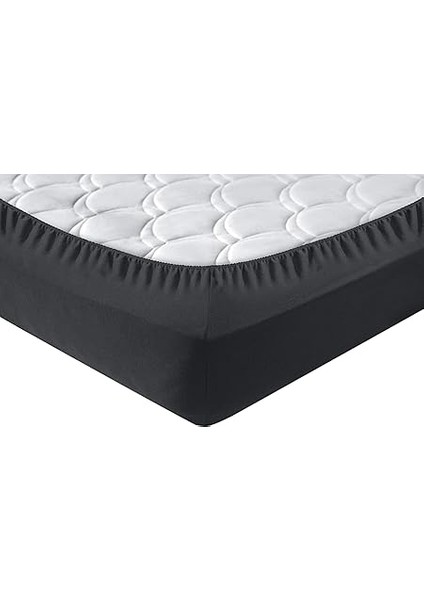 Home Örme Penye Lastikli Çarşaf, Çift Kişilik, Siyah, %100 Pamuk 130 G/m2 modelleri