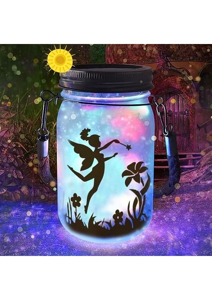 Güneş Enerjili Dekoratif LED Fener / Askılı Bahçe Feneri / Bahçe Dekorasyon Feneri / GT-SL27