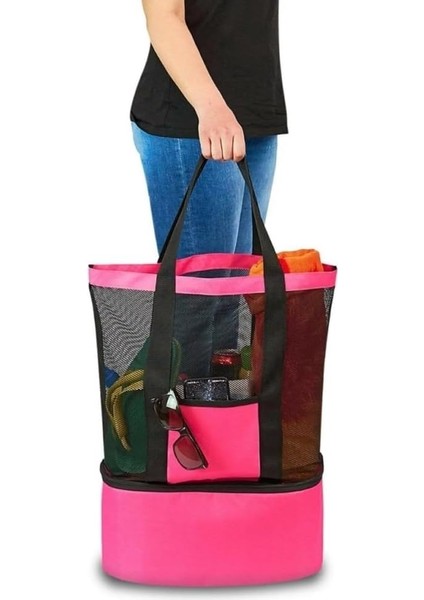 Yalıtımlı Termos Çanta, Omuz Askılı, Içecek Taşıma Soğutucu Çanta, Mavi fiyatları