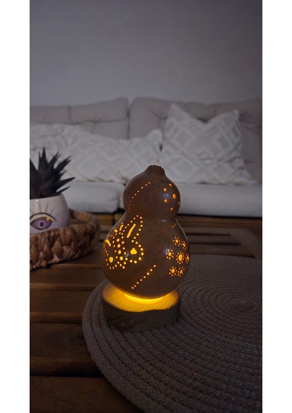 Çiğ Damlası Kabak Lamba Mini Mumluk fiyatları