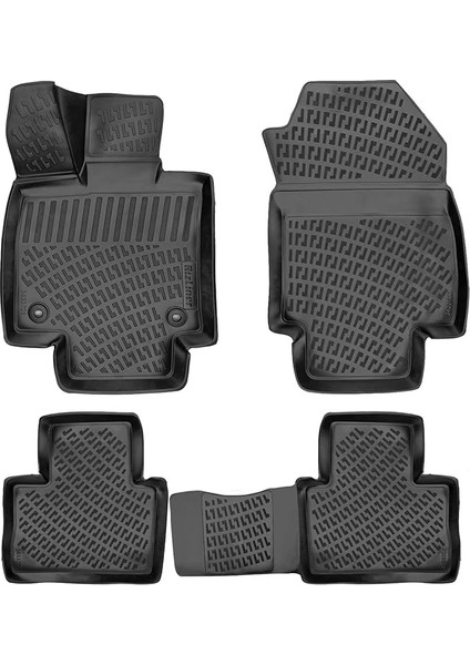 Toyota Rav4 2018 Sonrası Uyumlu 3D Havuzlu Paspas