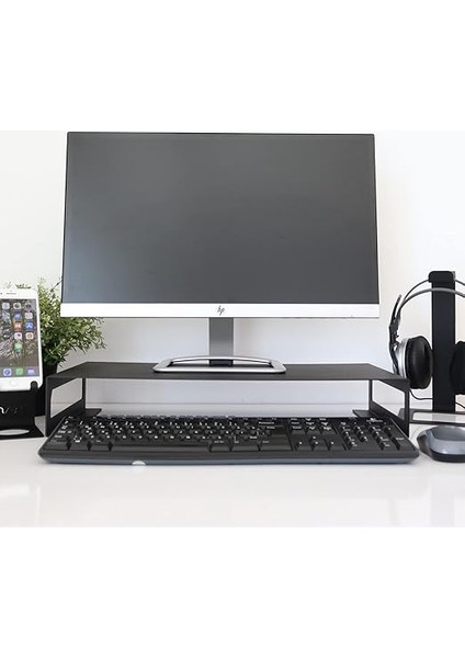 Metal Monitör Standı - Siyah - Monitör Yükseltici - Laptop Standı - Organizer - SMS1BL indirimleri