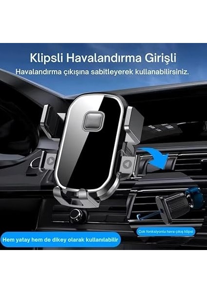 Airwent Ultra Güçlü 360 Döner Klipsli Havalandırma Araç Içi Telefon Tutucu Araç Tutucu modelleri
