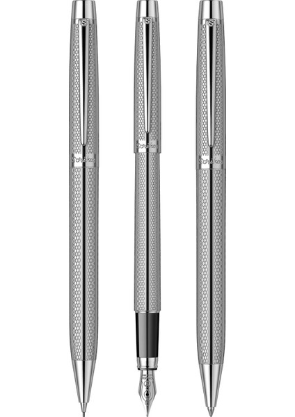 Venüs 722 Dolma Kalemtükenmez Kalemversatil Kalem Takım Krom