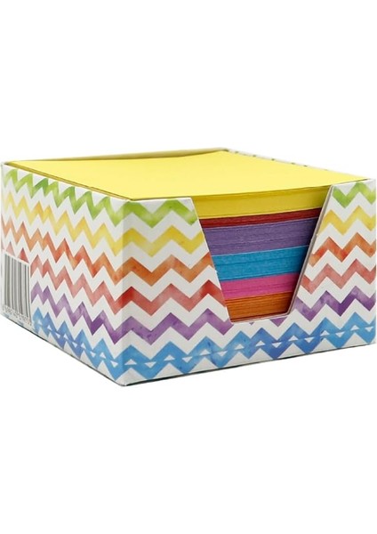 cm Renkli Not Kağıdı 500 Yaprak – Yapışkansız Kare Not Blokları Ofis Okul ve Günlük Kullanım Için