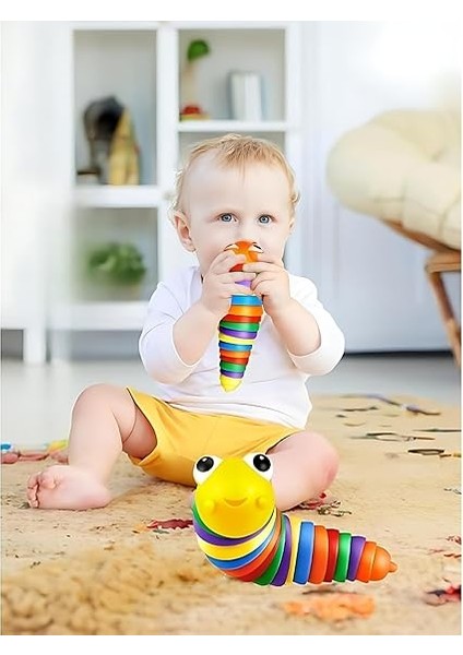 Stres Giderici Tırtıl - Sök Tak Eğlenceli, Stres ve Anksiyete Giderici Tırtıl Oyuncağı modelleri