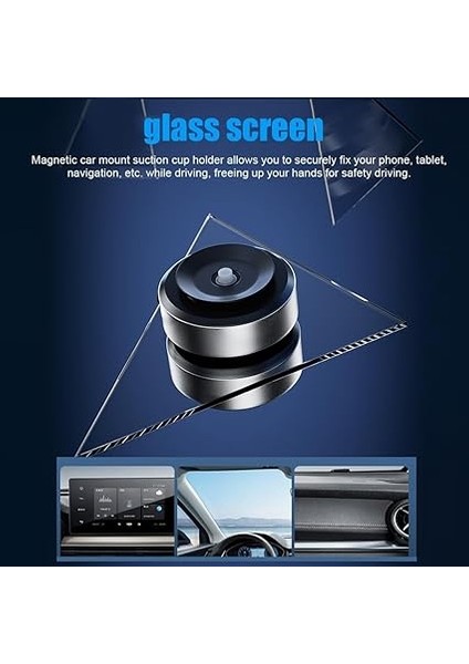 Vakumlu Araç Içi Telefon Tutucu Cama Torpido Üstü Araç Gögse Vakum Sayesin Çok Güçlü Manyetik Tutucu Iphone 12-16 Pro Max Telefon Tutucu Elektronik Vakum Çekici Premium indirimleri