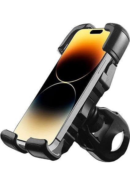 Telefon Tutucu Bisiklet Gidonları Için ve Gidonlu Motosikletler Için 360 Derece Dönebilen Kullanımı Rahat ve Kolay Montaj 4.7 ve 6.8 Inç Telefonlar Için Uyumlu K355 modelleri