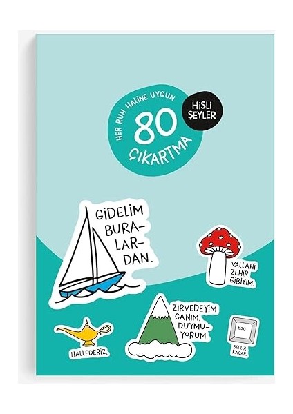 Color Hisli Şeyler 12 * 17 8 Yp. Sticker Albümü