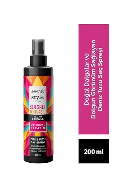 Care Style Guide Deniz Tuzu Etkili Doğal Dalga Sağlayan Saç Spreyi 200 Ml- Vegan fiyatları