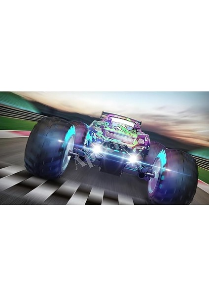 Uzaktan Kumandalı LED Işıklı 1:18 Ölçek Şarjlı Hız Yapan Arazi Aracı (K.yeşil) fırsatları