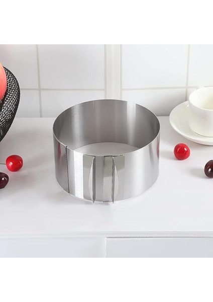 Home Paslanmaz Çelikten Ayarlanabilir Kek ve Pasta Kalıbı,ayarlanabilir Kek Çemberi,ayarlı Ekmek Kalıbı,pastacılık ve Dekokrasyon Için Çelik Paslanmaz Ayarlı Kek Kalıbı fırsatları