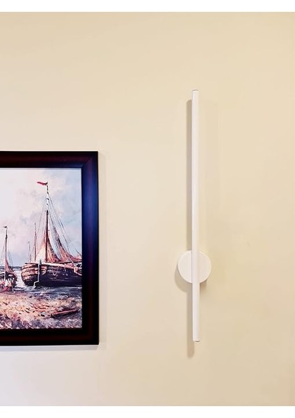 Modern Dekoratif LED Duvar Aplik - Beyaz Kasa (6500K Beyaz Işık) fırsatları