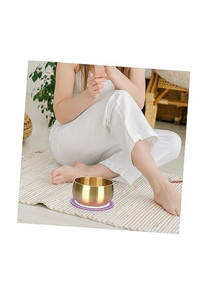 3 Adet Meditasyon Kasesi Yastık Dini Şarkı Kasesi Pedi Budist Kasesi Yastık Dekoratif Kasesi Mat fırsatları