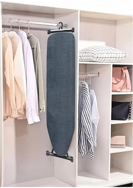 White Kurutma Askısı Çamaşırlık ve Gigi Dolap Içi Ütü Masası KMU17009-19 - UBS15024 modelleri