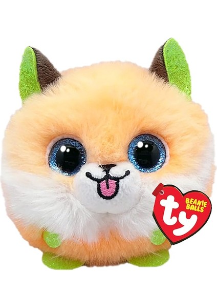 Sherbet Tilki Beanie Balls 3 Inç | Beanie Baby Yumuşak Pelüş Oyuncak | Koleksiyon Parçası Yumuşak Kumaş Oyuncak, Standart