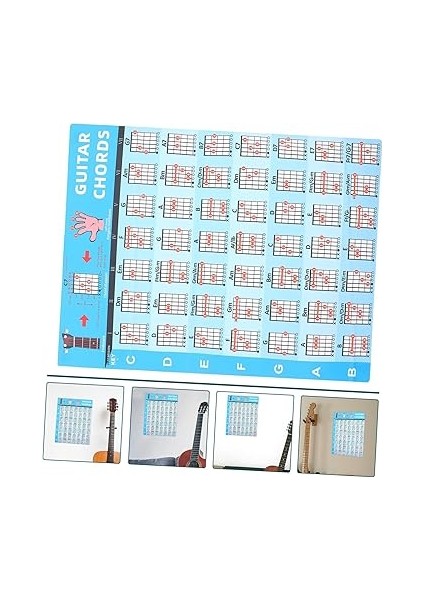 2 Gitar Duvar Kağıdı Gitar Öğrenme Akor Şeması Gitar Akor Referans Çizelgeleri Gitar Akor Şeması Poster Öğrenme Kaynağı Müzik Aleti Aksesuarları Yeni Başlayanlar Için Akor indirimleri