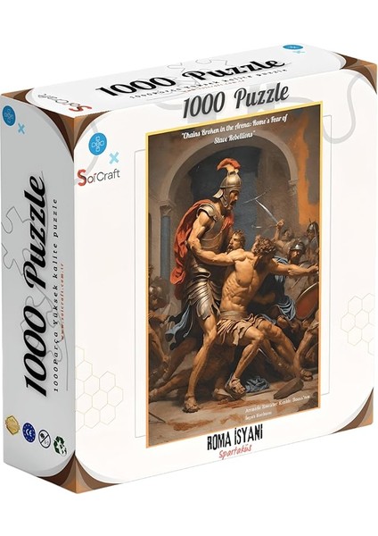Craft Roma Isyanı 1000 Parça Puzzle Sanat Temalı