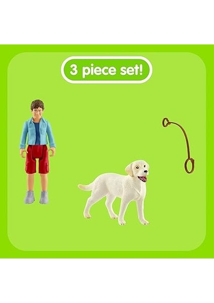 42478 Labrador ile Yürüyüş Oyuncak Figürü, Çok Renkli fiyatları