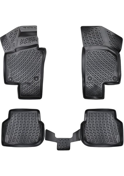 Volkswagen Jetta 2011-2018 Uyumlu 3D Havuzlu Paspas