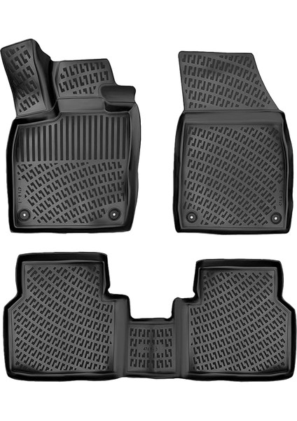 Skoda Enyaq 2022 Sonrası Uyumlu 3D Havuzlu Paspas