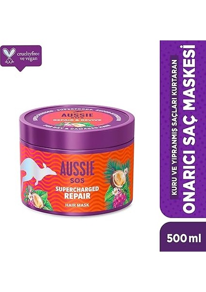 Sos 1 Dakikada Kuru ve Yıpranmış Saçları Kurtaran Saç Maskesi 500ML fiyatları