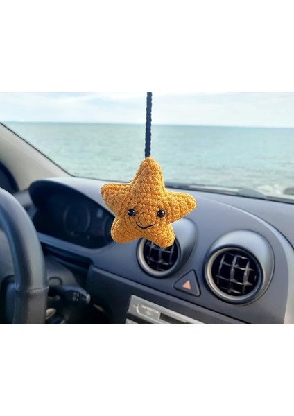Yıldız, Oto Dikiz Aynası Süsü, El Yapımı, Hediyelik, Araba Iç Aksesuarı