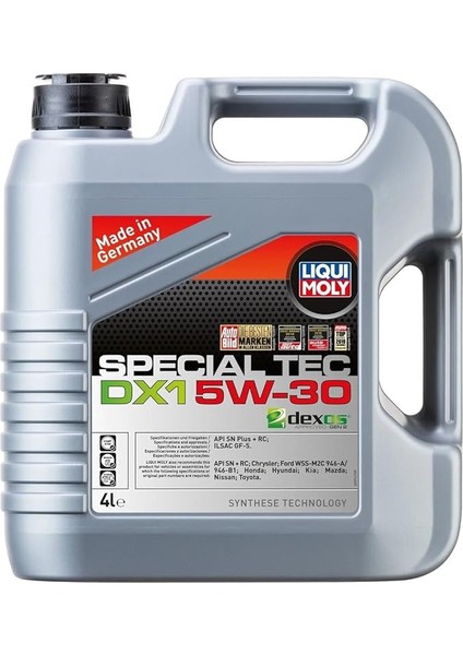 Moly Special Tec Dx1 5W-30 4 L Otomotiv Bakım Ürünü